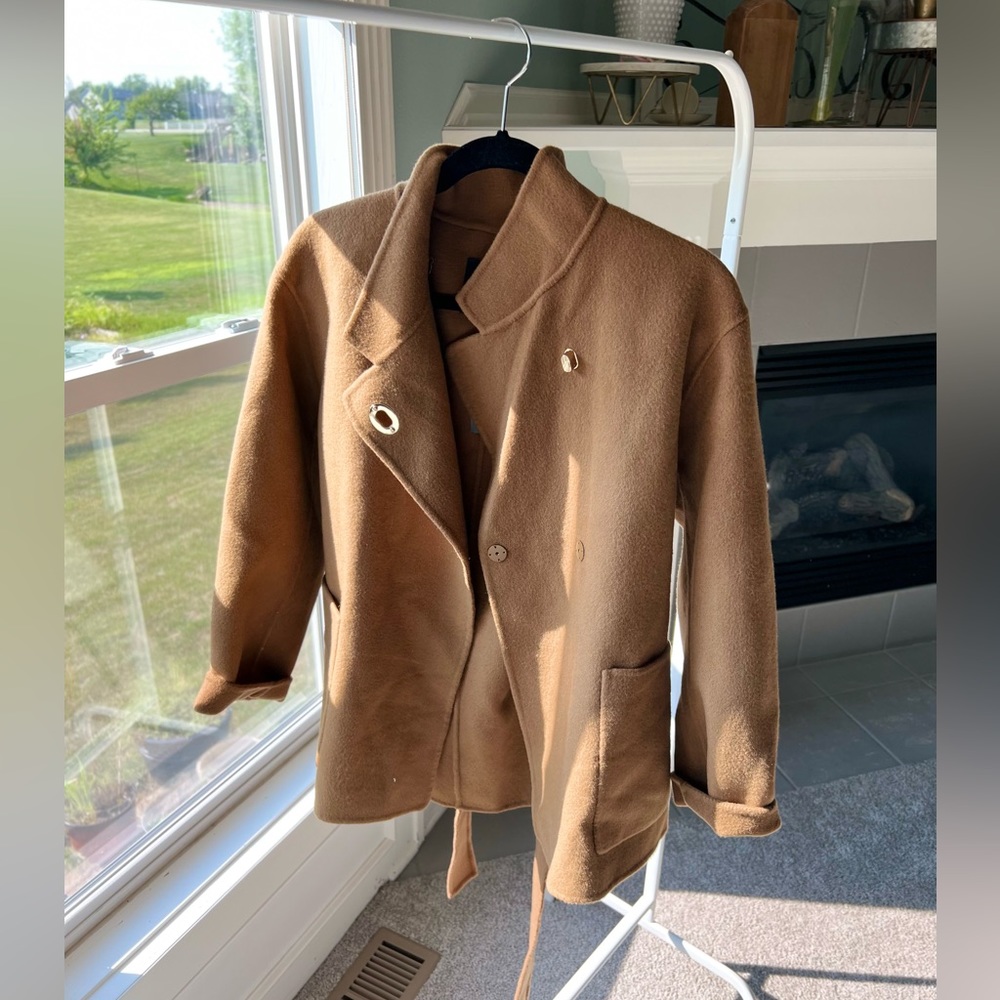 Maje short trench coat